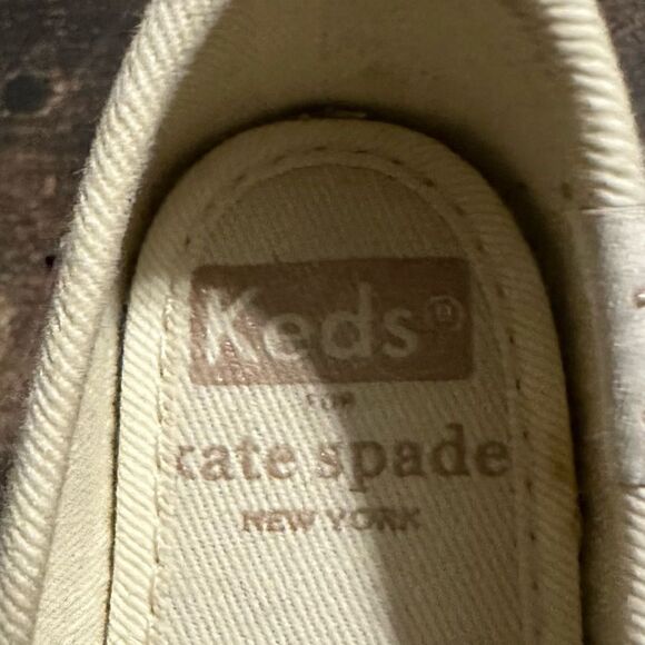 Kate Spade x Keds Double Decker Glitter Slip-On Sneakers - Picture 6 of 7